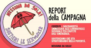 REPORT CAMPAGNA: Covid19 - Nessuna da sola!